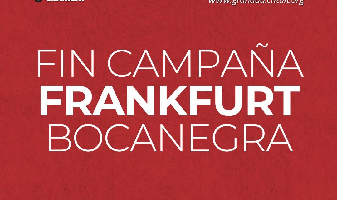 Fin campaña Frankfurt Bocanegra: denunciar acoso sexual no es delito