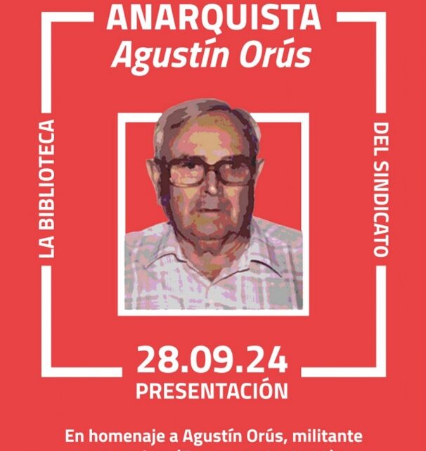 Presentación en Fraga de la Biblioteca Anarquista Agustín Orús